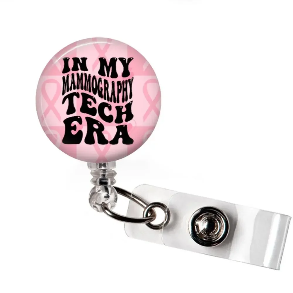 Badge Reel Mammo Tech Mammography Technologist In My Mammo Tech Era ID Holder - Picture 1 of 5